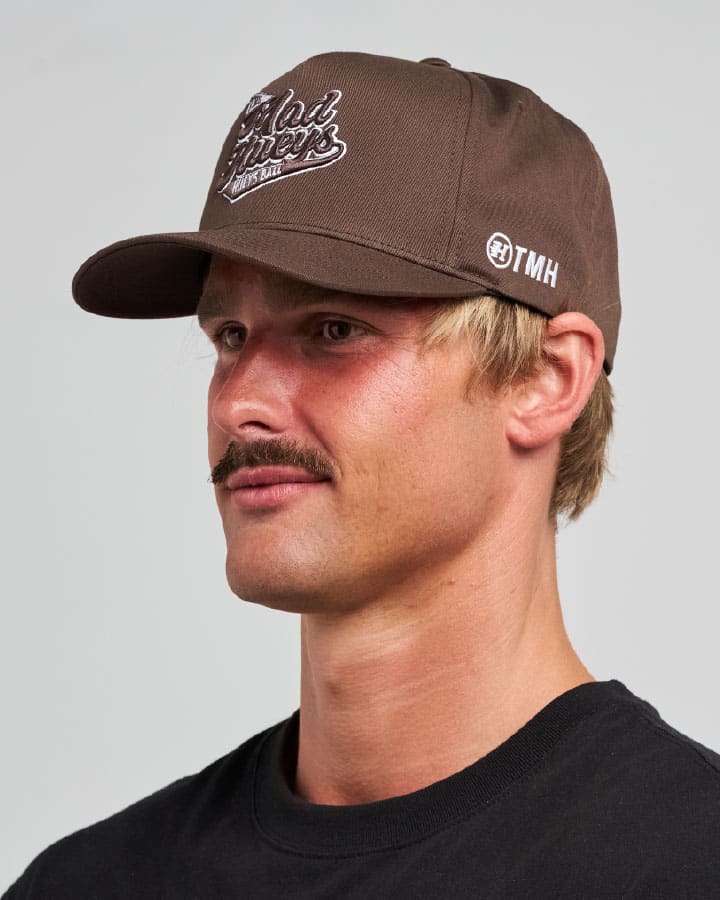 The Mad Hueys Ball Hueys Twill Snapback | Walnut