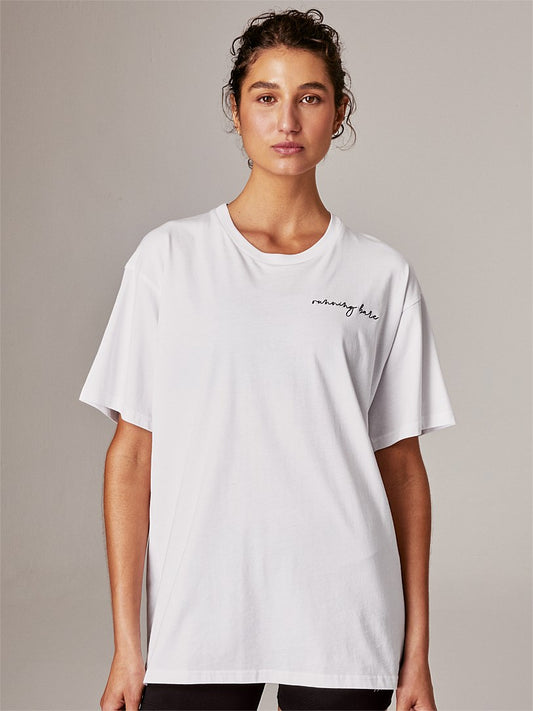 RUNNING BARE HOLLYWOOD 2.0 90S RELAX TEE WHITE