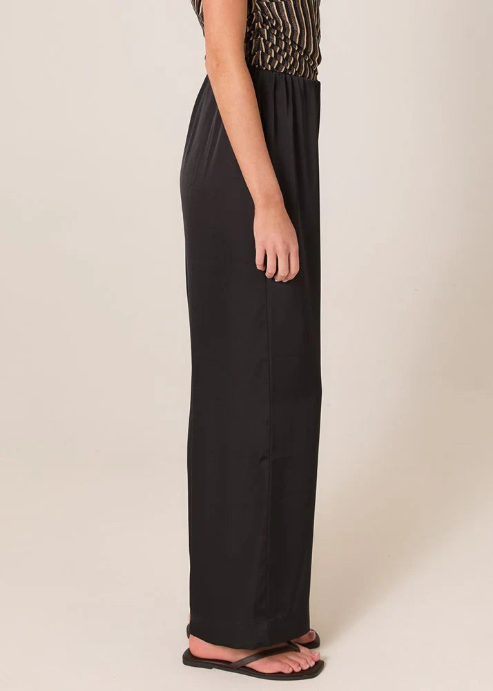 Fate+Becker Dahlia Satin Pant | Black