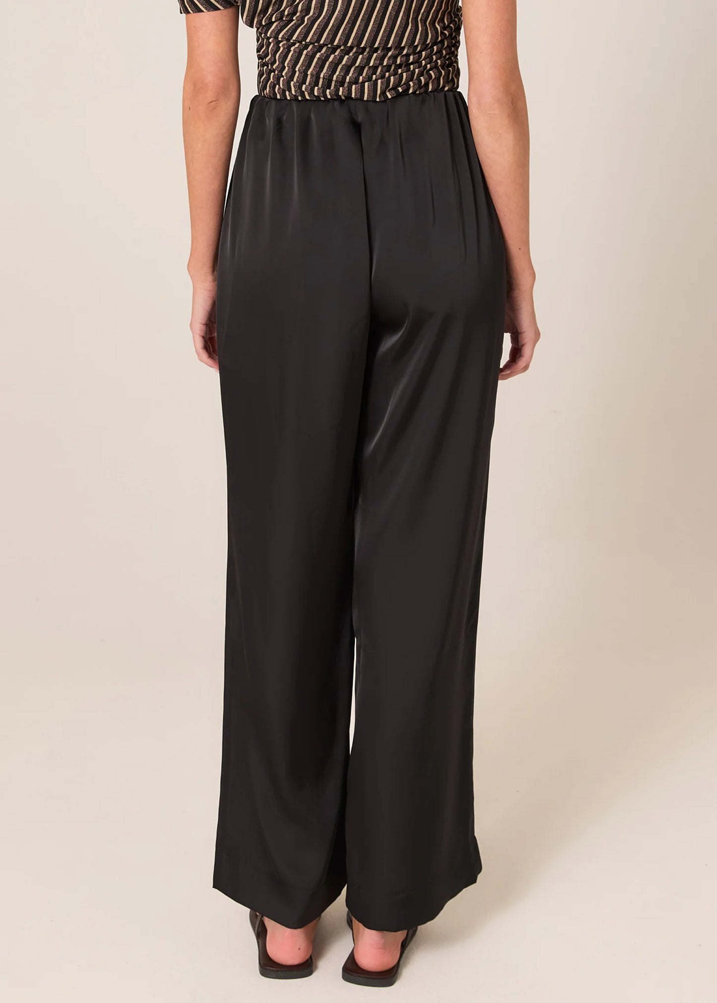 Fate+Becker Dahlia Satin Pant | Black