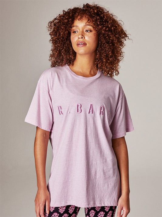 RUNNING BARE HOLLYWOOD 90S RELAX TEE LOTUS