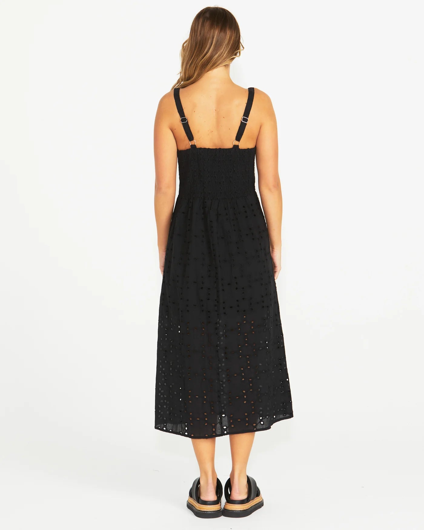 SASS KIRBY MIDI DRESS BLACK