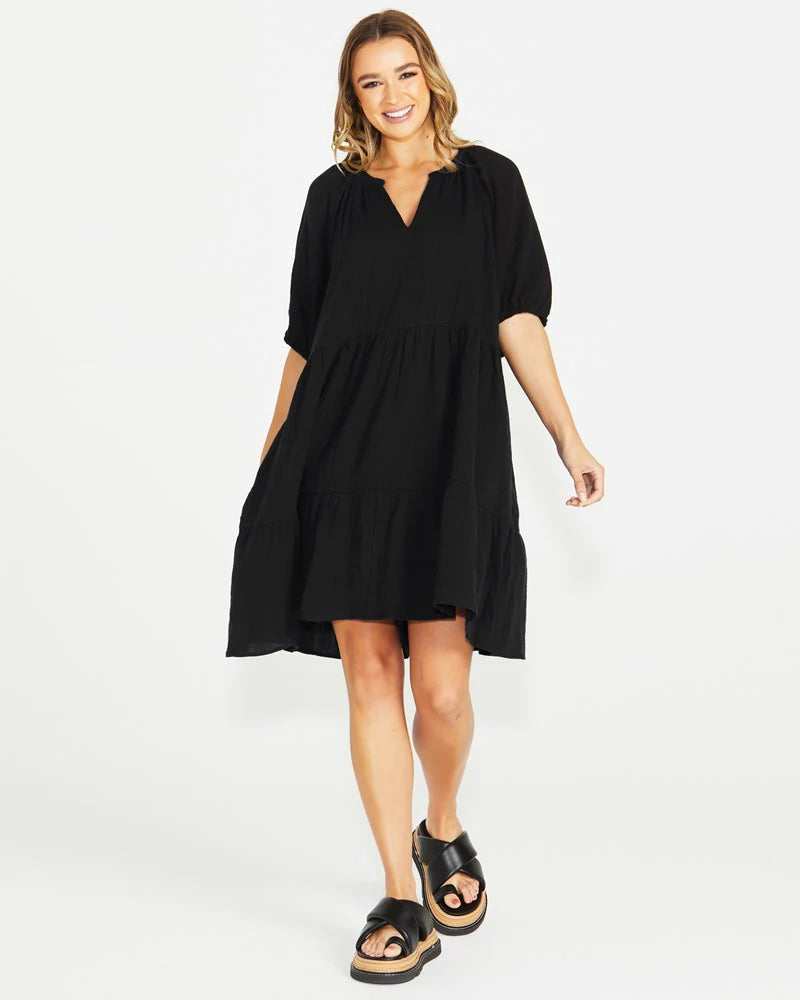 SASS HENNY DRESS BLACK