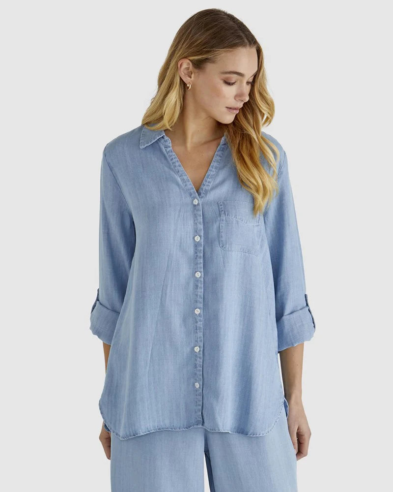 SASS RYE SHIRT CHAMBRAY