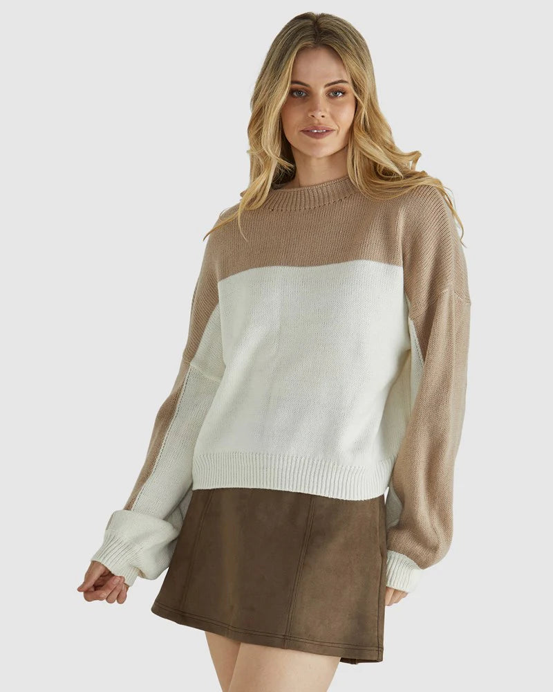 SASS VALERY KNIT OATMEAL/BONE