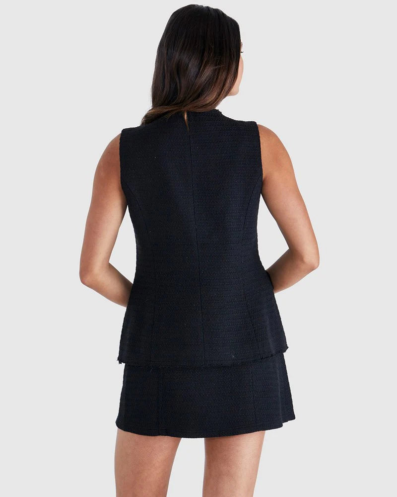 SASS NICO VEST BLACK