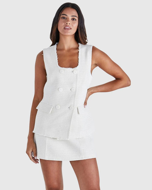 SASS NICO VEST CREAM