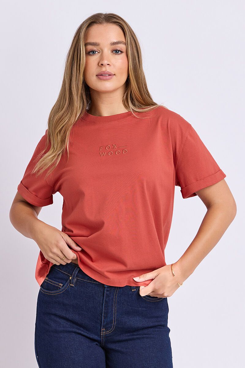 Foxwood Huntleigh Oversized Tee | Rust