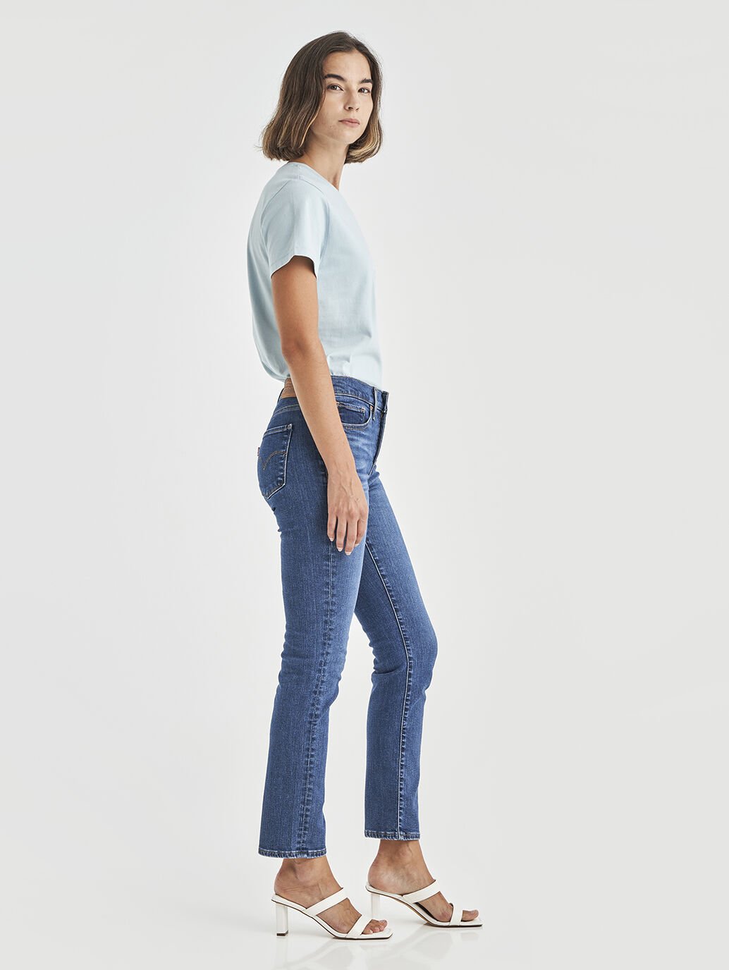 LEVI'S 312 SHAPING SLIM BLUE WAVE MID