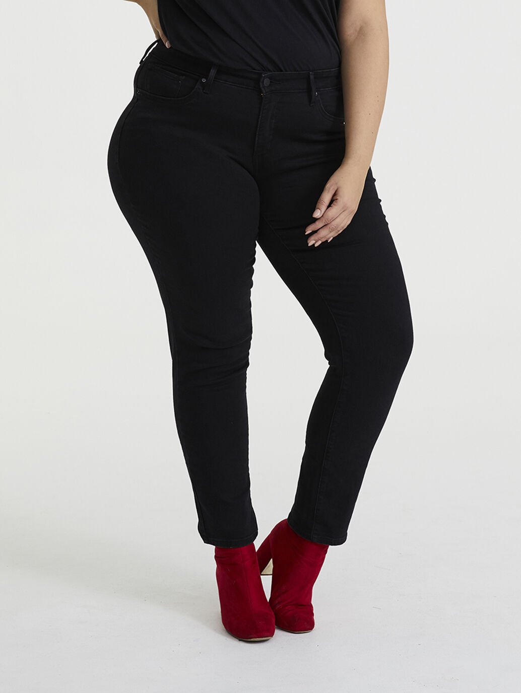 LEVIS 311 SHAPING SKINNY SOFT BLACK