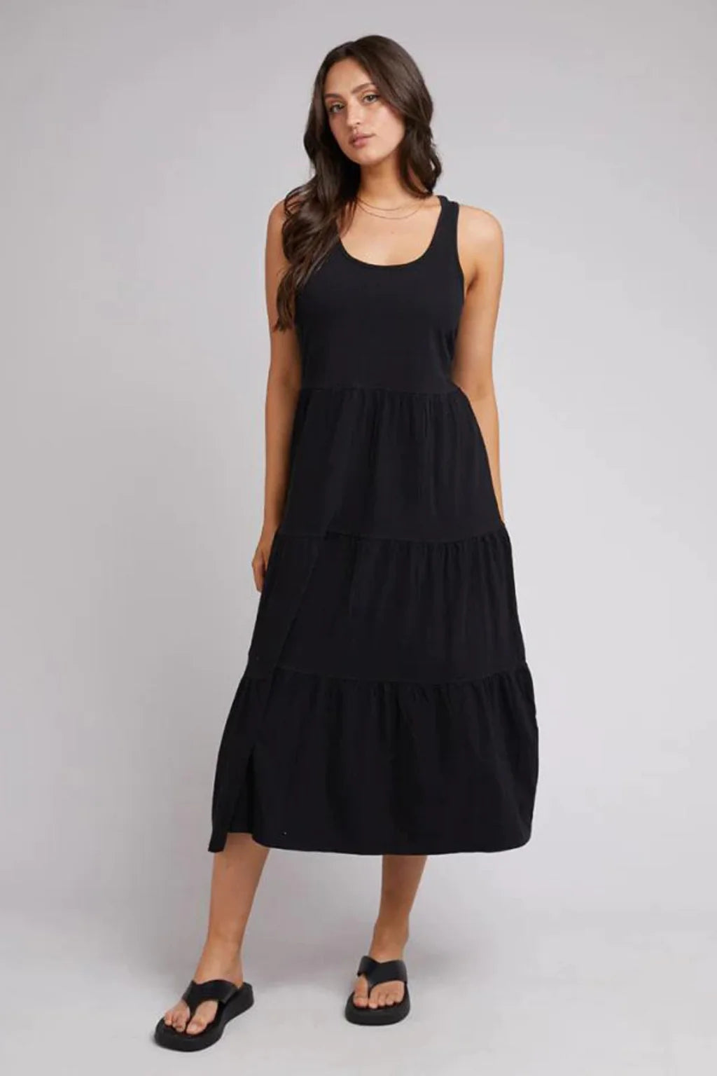 eve linen midi dress All About Eve Linen Midi Dress