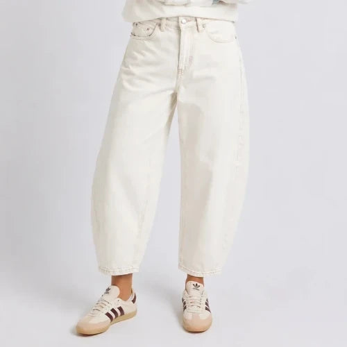 Foxwood Atticus Barrel Jean | Vintage White