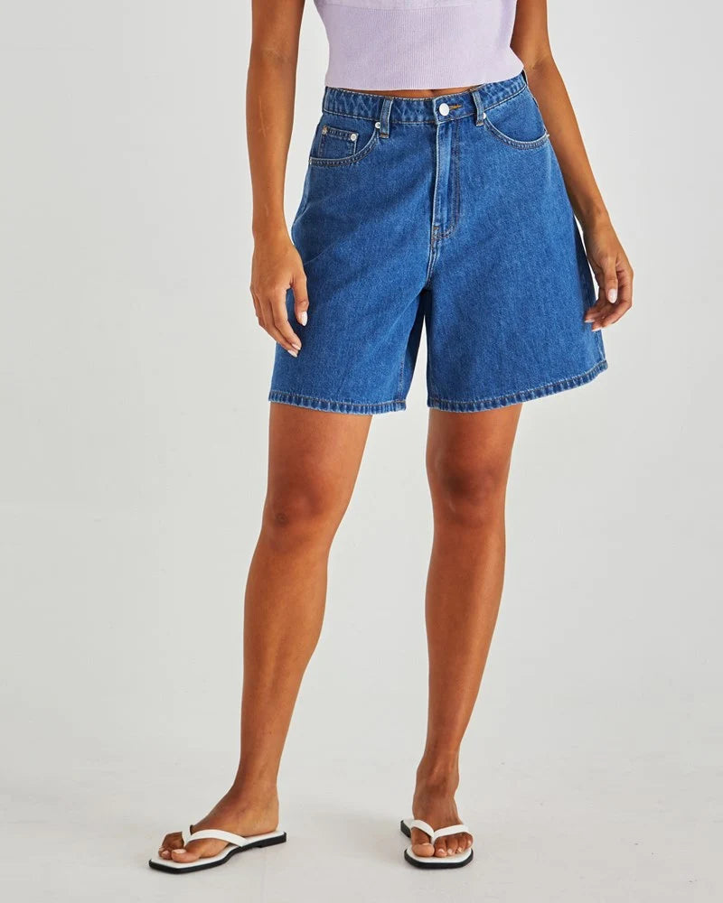 Sass Sabine Denim Shorts | Classic Blue