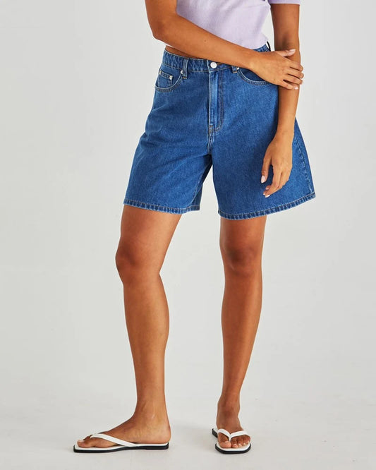 Sass Sabine Denim Shorts | Classic Blue