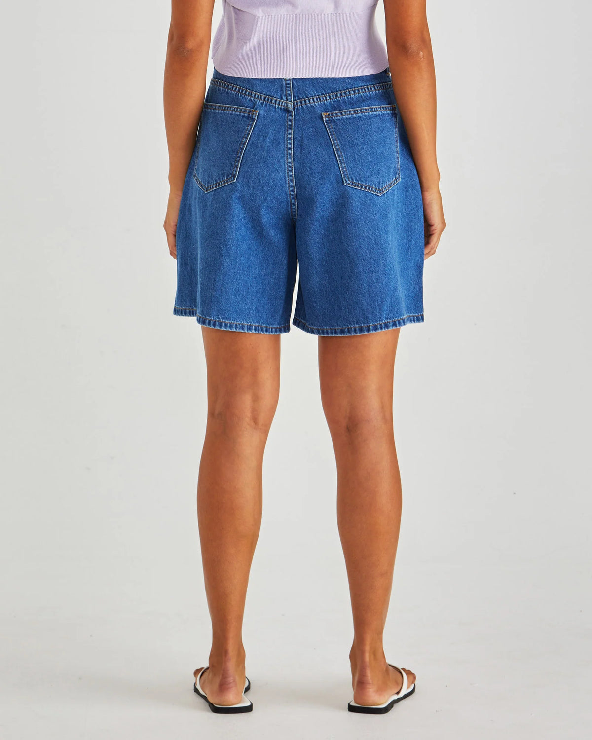 Sass Sabine Denim Shorts | Classic Blue