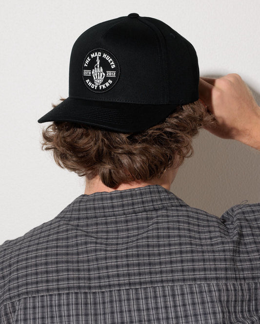The Mad Hueys Fkrs Ahoy Twill Snapback | Black