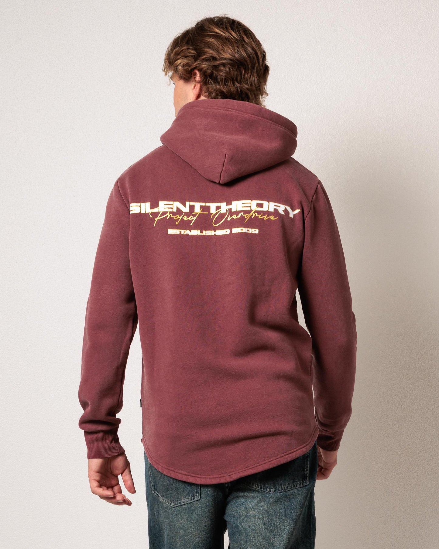 Silent Theory Charger Hoodie | Burgundy