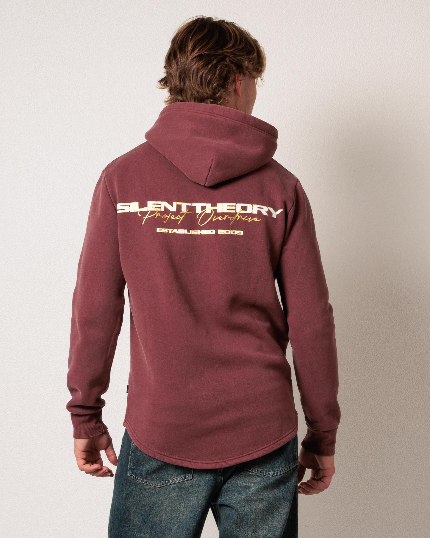 Silent Theory Charger Hoodie | Burgundy