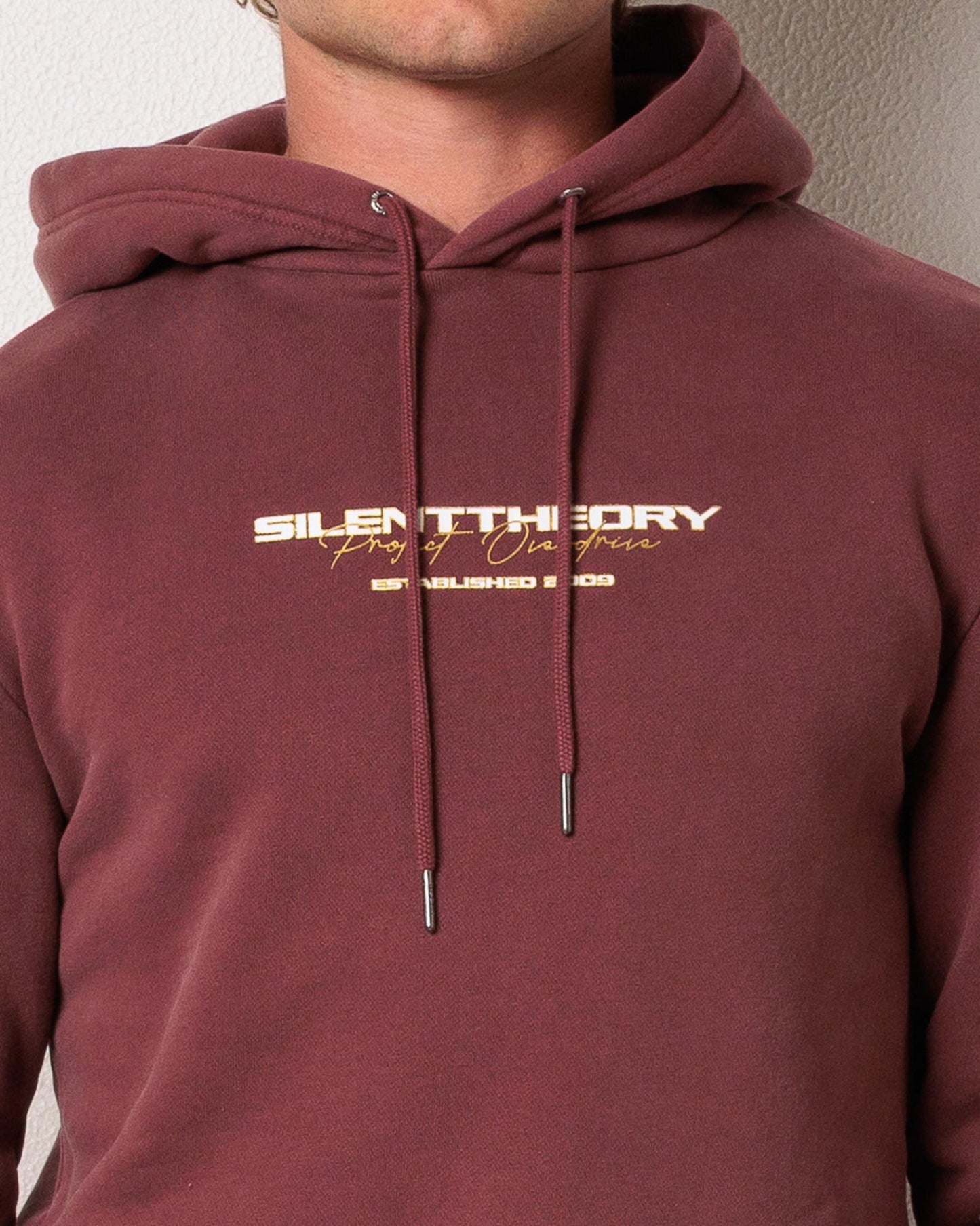 Silent Theory Charger Hoodie | Burgundy