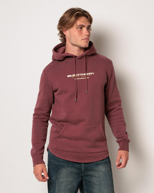 Silent Theory Charger Hoodie | Burgundy