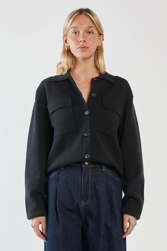 Sass Holliann Knit Cardigan | Black