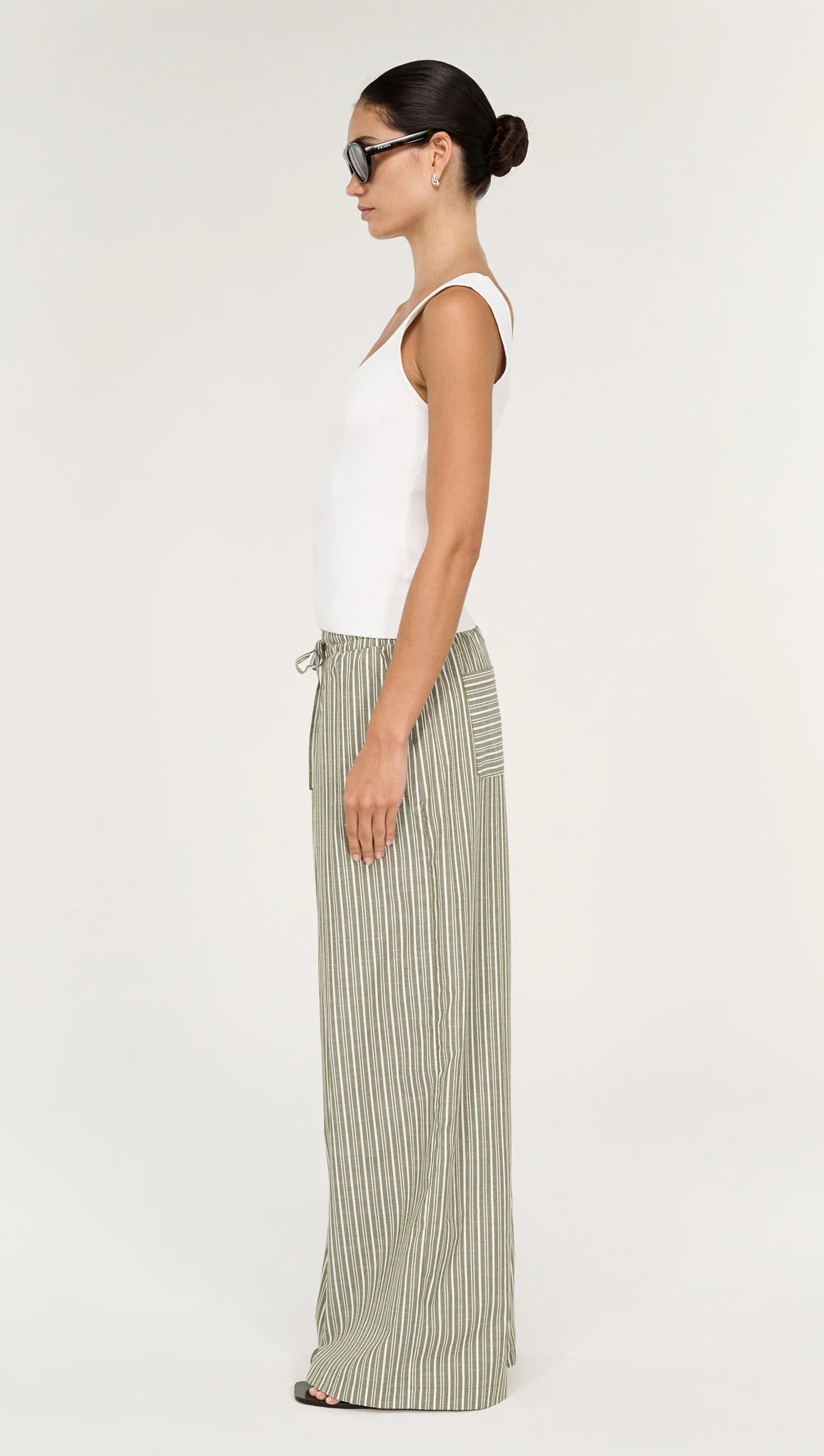 Staple The Label Vera Knit Tank | White