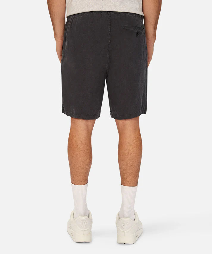 INDUSTRIE THE MARINA LINEN SHORT DARK NAVY