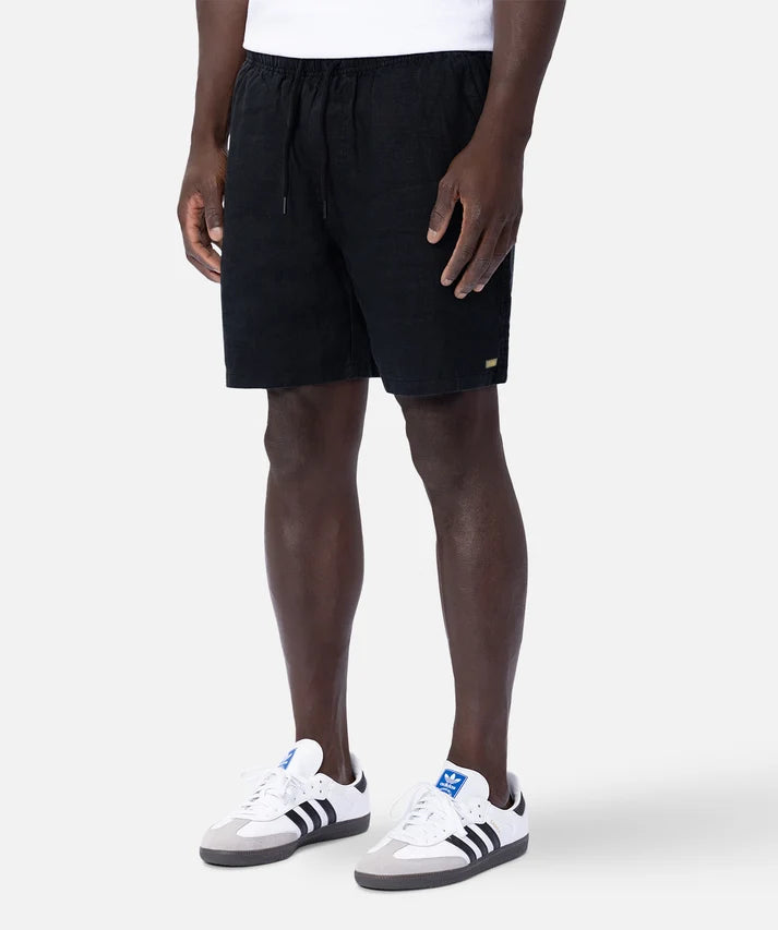Industrie The Marina Linen Short | Black