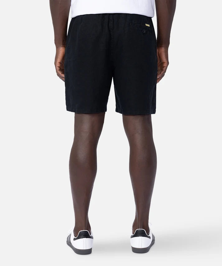 Industrie The Marina Linen Short | Black