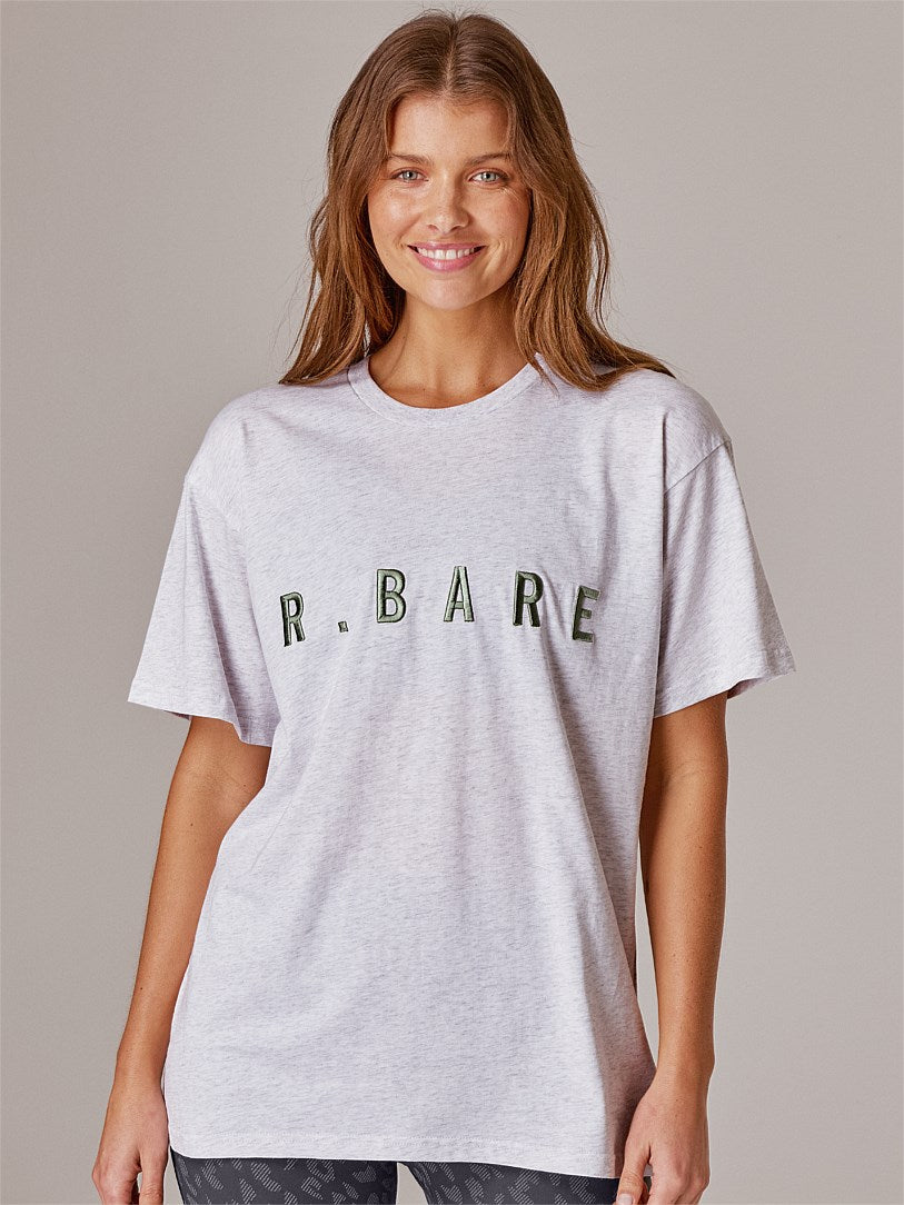 RUNNING BARE HOLLYWOOD 90S RELAX TEE SNOW MARLE