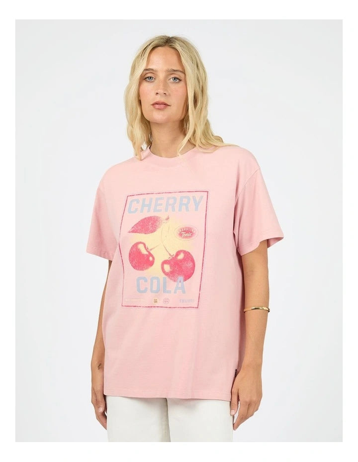 All About Eve Wild Cherry Relaxed Tee Pale Pink