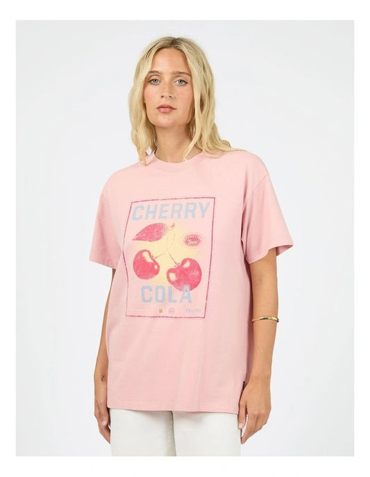 All About Eve Wild Cherry Relaxed Tee Pale Pink