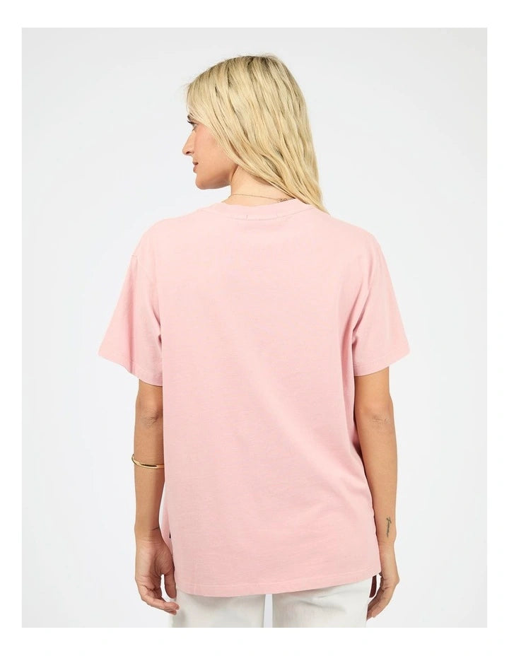 All About Eve Wild Cherry Relaxed Tee Pale Pink