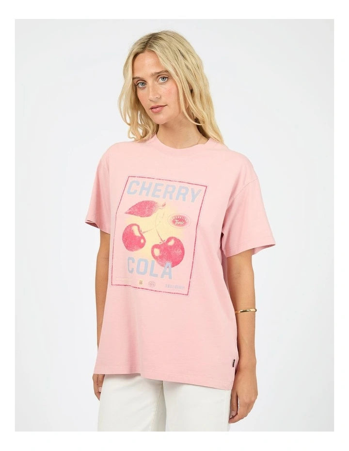 All About Eve Wild Cherry Relaxed Tee Pale Pink