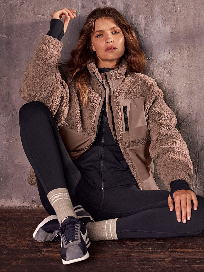 RUNNING BARE NOMAD ZIP JACKET DRIFTWOOD