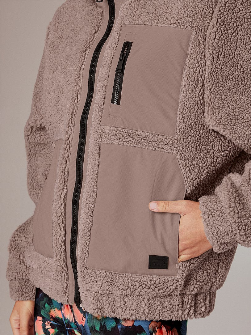 RUNNING BARE NOMAD ZIP JACKET DRIFTWOOD