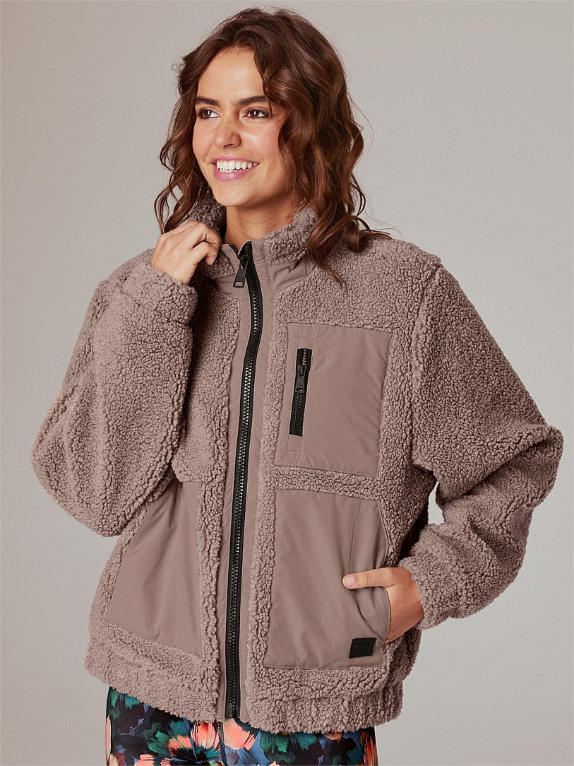 RUNNING BARE NOMAD ZIP JACKET DRIFTWOOD