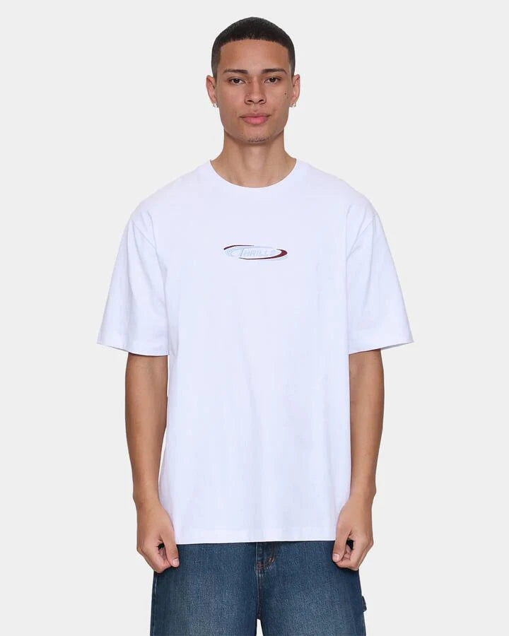Thrills Spectral Oversize Fit Tee | White