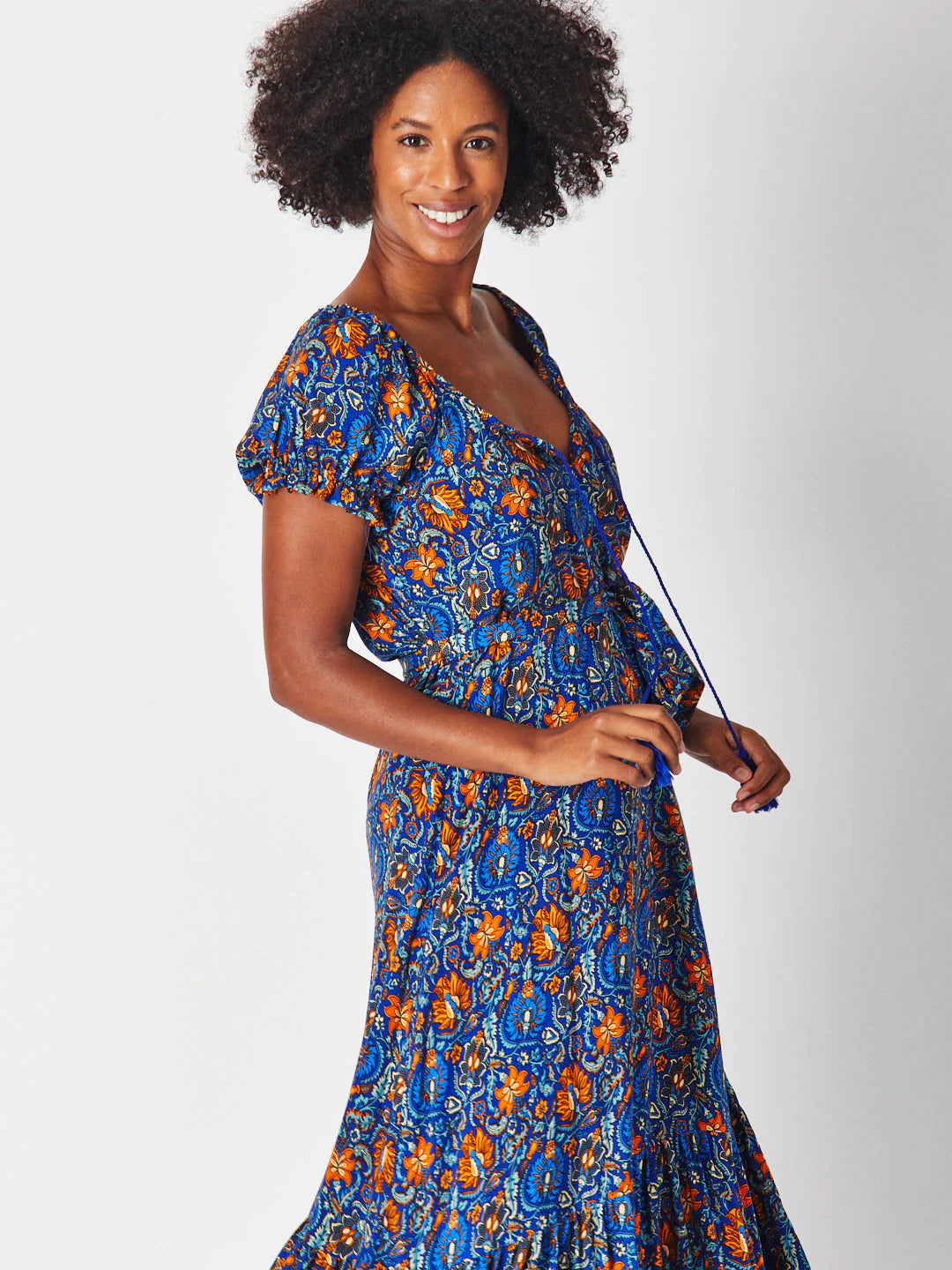 LUNA SKY MAXI MAGIC DRESS BLUE