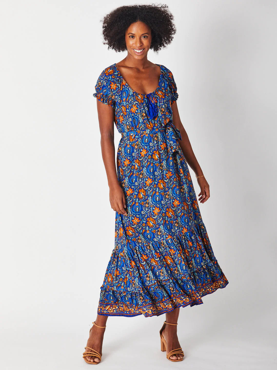 LUNA SKY MAXI MAGIC DRESS BLUE