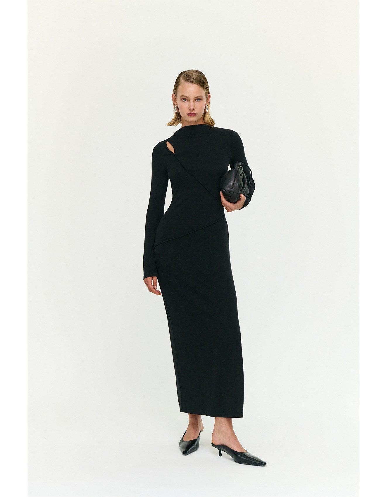 Staple The Label Miya Twist Knot Top | Black