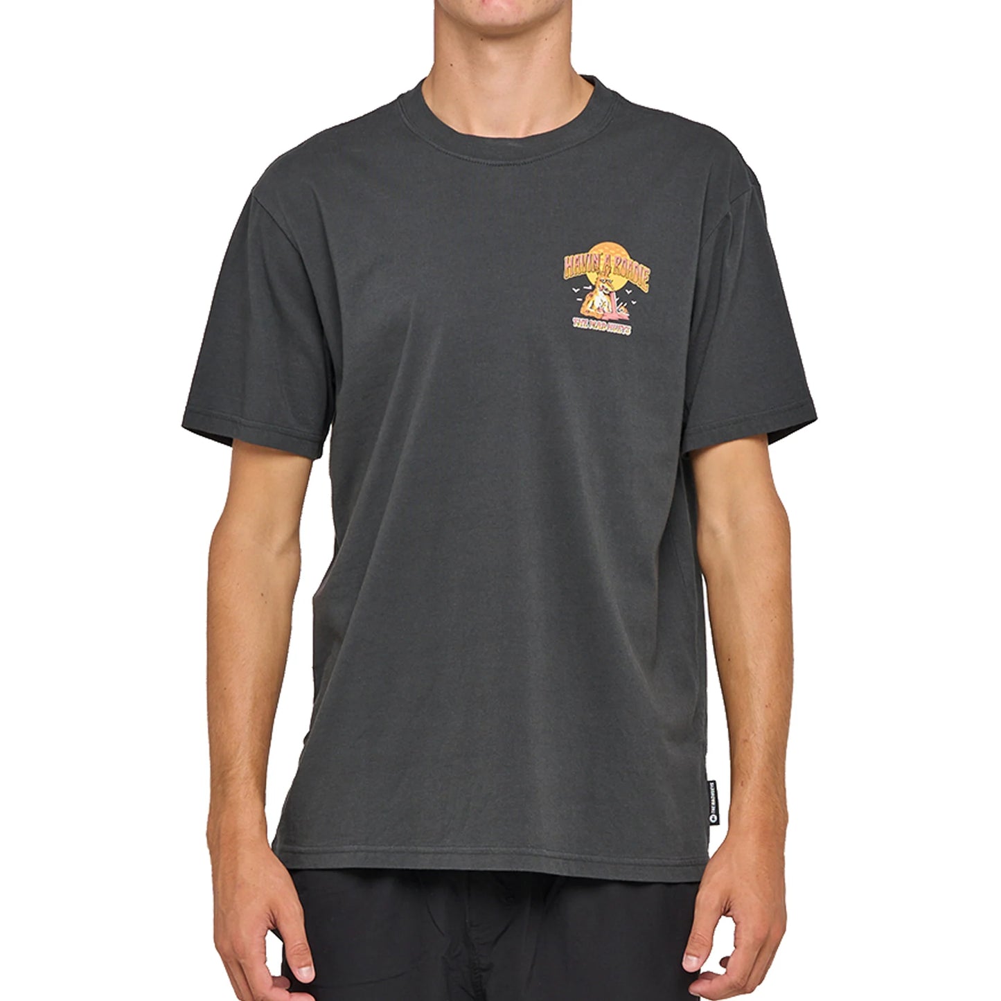 THE MAD HUEYS ROADIE SS TEE BLACK