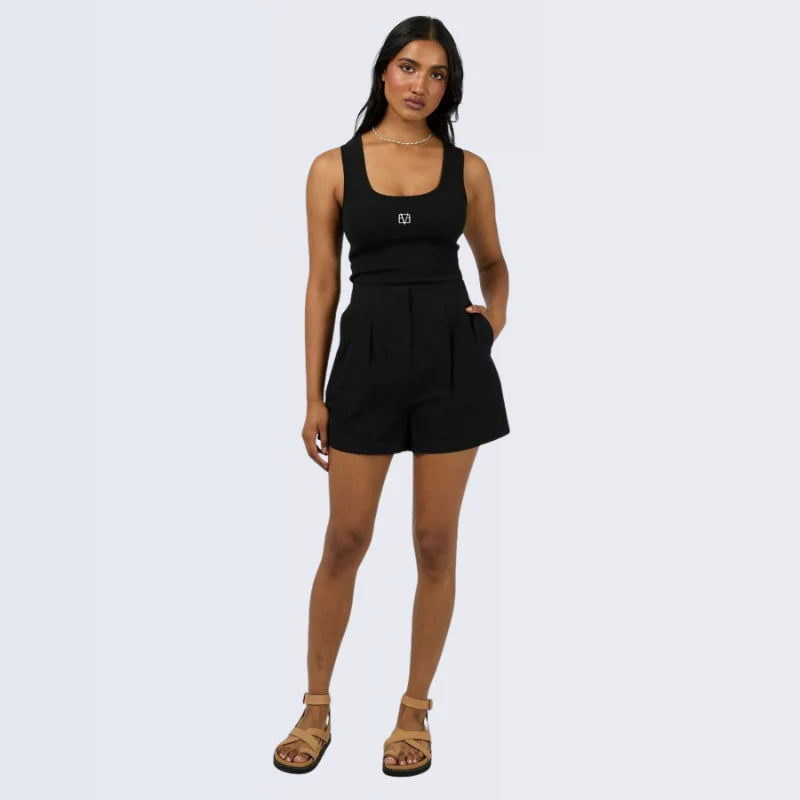 ALL ABOUT EVE ESSENTIAL BERMUDA SHORT BLACK