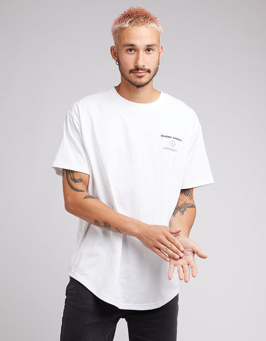 SILENT THEORY SHREDDER TAIL TEE WHITE