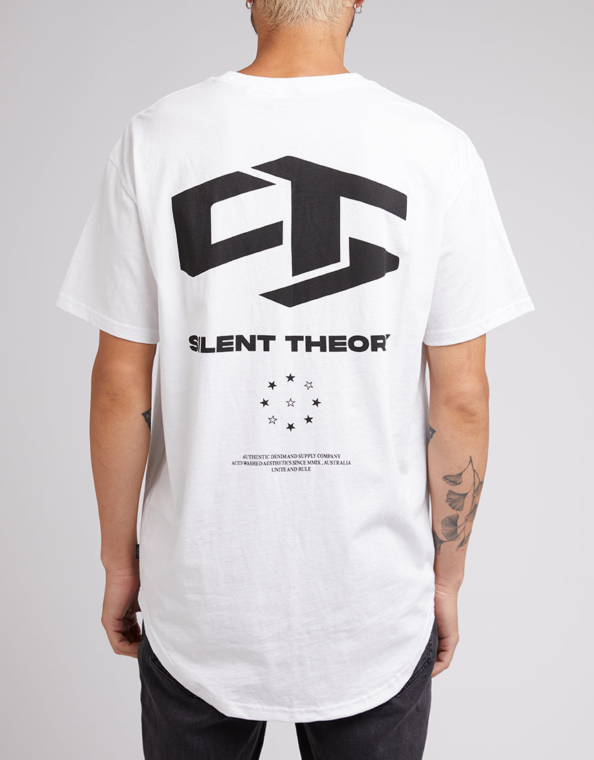 SILENT THEORY SHREDDER TAIL TEE WHITE