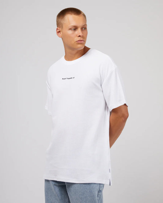 SILENT THEORY ALL DAY LOGO TEE WHITE