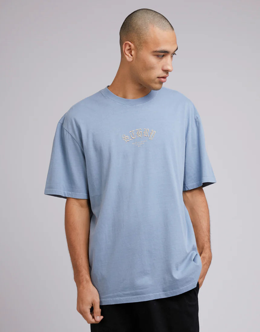 SILENT THEORY OLLIE TEE BLUE