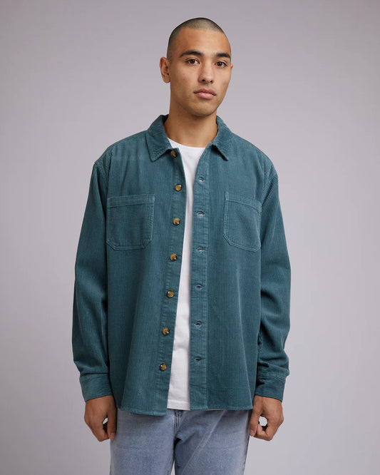 SILENT THEORY CORD OVERSHIRT FORREST