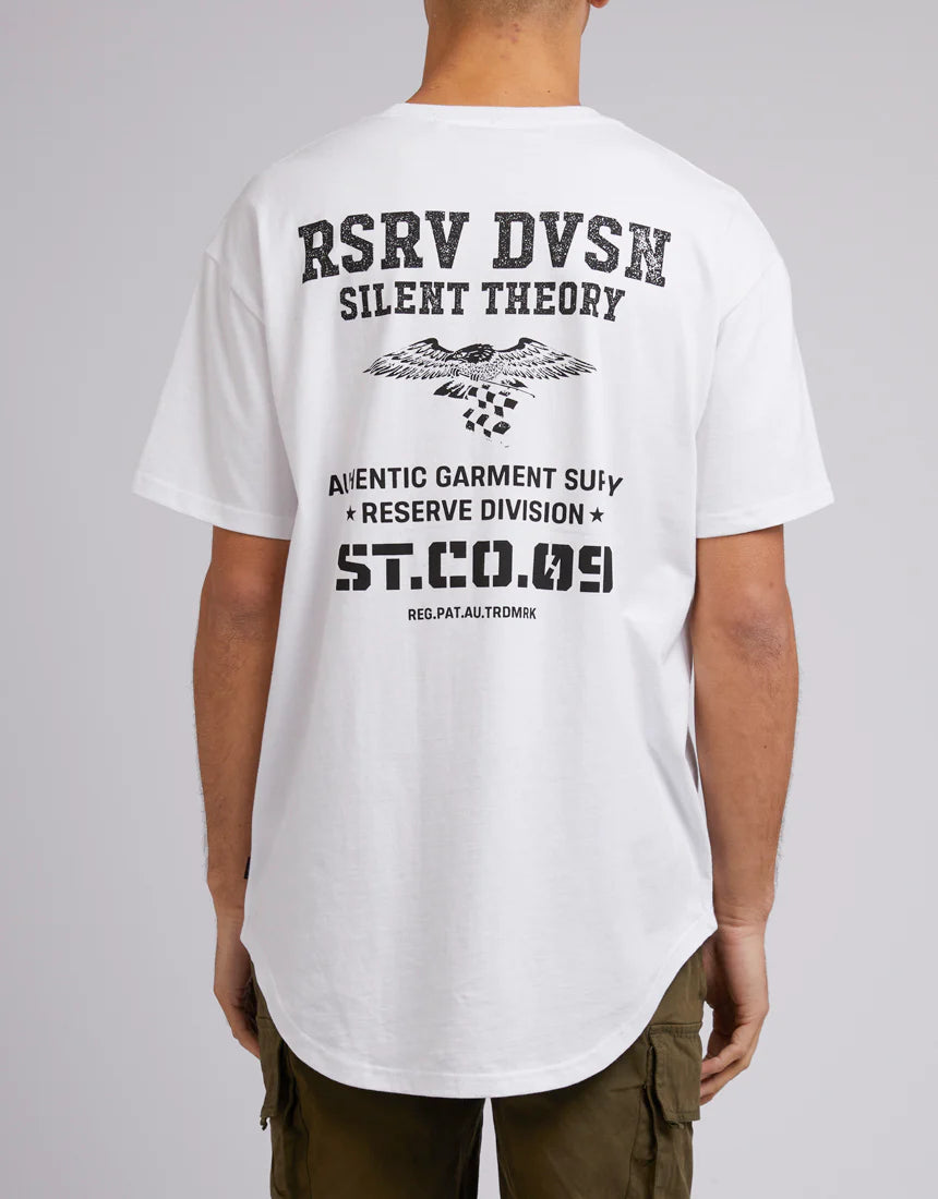 SILENT THEORY DIVISION TEE WHITE