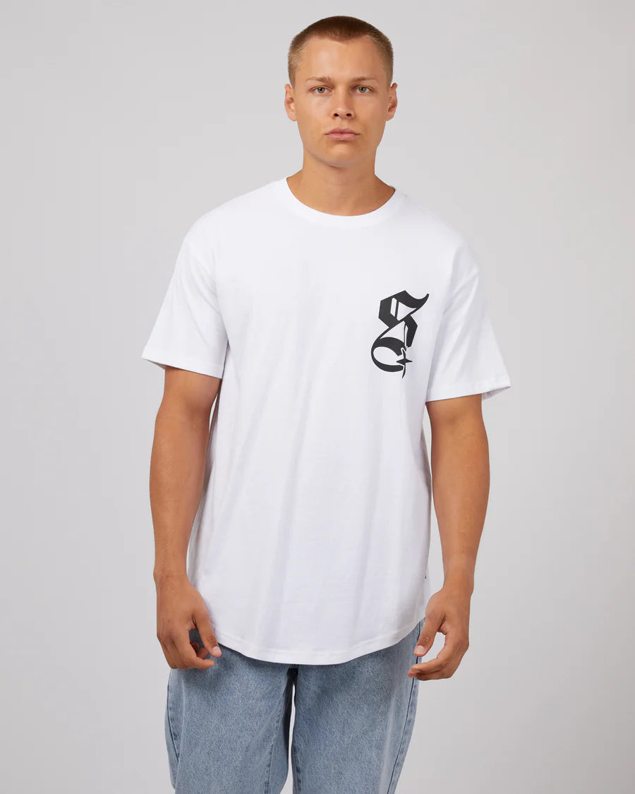 SILENT THEORY CHARGE TEE WHITE